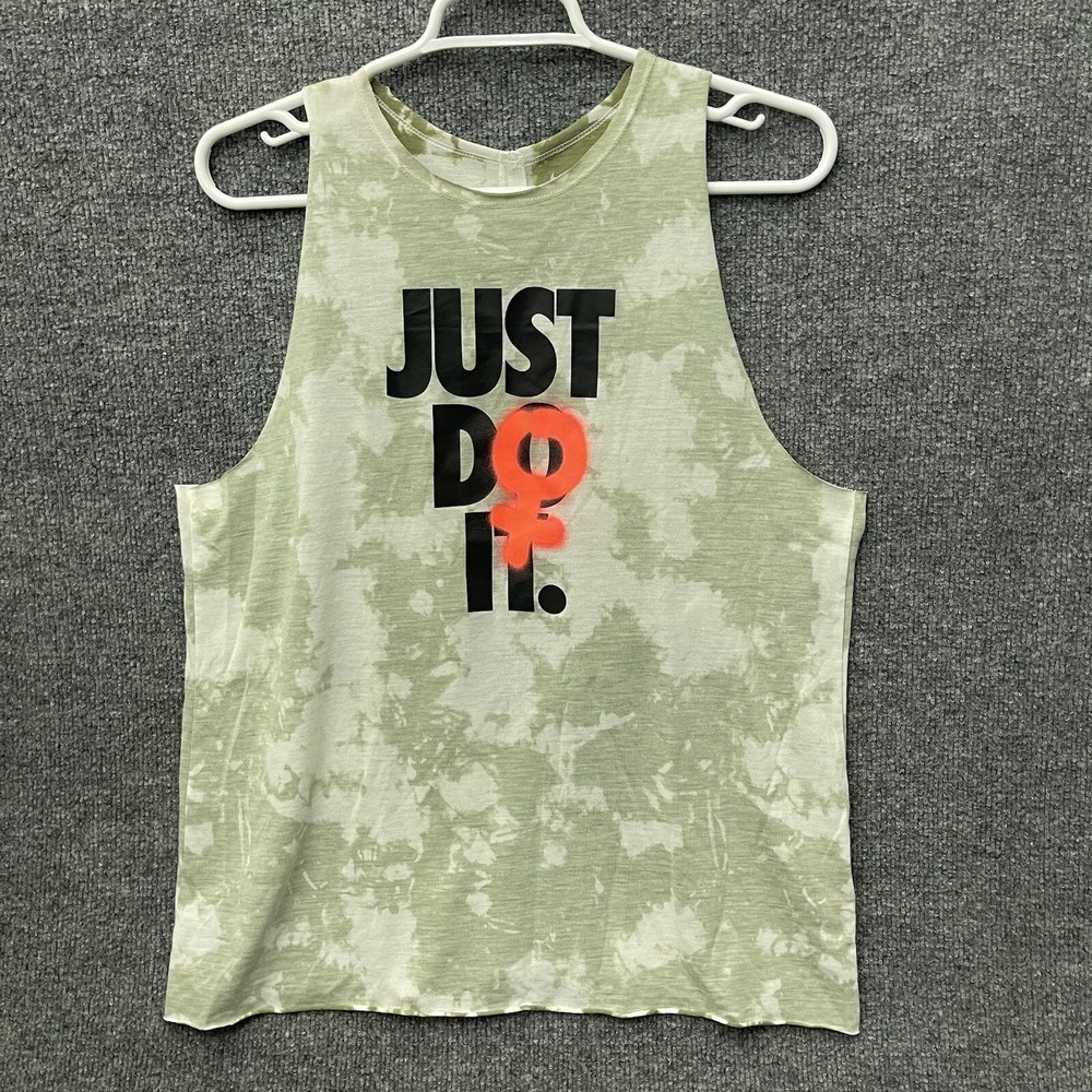 Nike Sportswear Women's Rebel Icon Clash Tie Dye Tank Top Size M